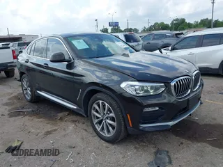 2019 BMW X4 xDrive30i z VIN 5UXUJ3C57KLG53175, wystawiony jako IAAI lot #42087784 z przebiegiem 91 709 mil mil oraz . Historia ofert i sprzedaży dostępna na DreamBid. Obrazek 1.