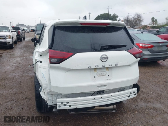 2023 Nissan Rogue S with VIN 5N1BT3AAXPC780425, listed as a IAAI auction lot 41636943 with 26,910 mi miles. Bid and sale history available at carsss.com. Image 3.