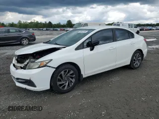 2014 Honda Civic LX with VIN 2HGFB2F50EH534896, listed as a Copart auction lot 52857245 with 157,284 mi miles and Salvage Title. Bid and sale history available at carsss.com. Image 1.