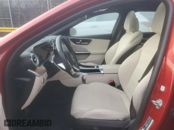 2022 Mercedes-Benz C 300 with VIN W1KAF4HB7NR064450, listed as a Copart auction lot 43190125 with 21,564 mi miles and Salvage Title. Bid and sale history available at DreamBid. Image 7.