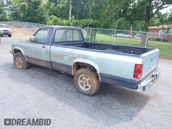 1987 Dodge Dakota с VIN 1B7GR14M9HS404759, выставлен на аукционе IAAI как лот 42513734 с пробегом 95 125 миль миль и . История ставок и продаж доступна на DreamBid. Изображение 3.