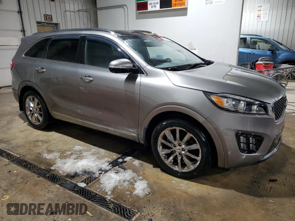 2016 Kia Sorento SXL with VIN 5XYPKDA55GG148787, listed as a Copart auction lot 44887685 with 95,835 mi miles and Clean title. Bid and sale history available at DreamBid. Image 4.