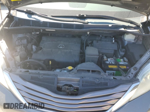 2015 Toyota Sienna XLE with VIN 5TDYK3DC7FS630252, listed as a Copart auction lot 65182965 with 90,764 mi miles and Salvage title. Bid and sale history available at DreamBid. Image 12.