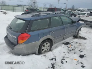 2005 Subaru Legacy Outback z VIN 4S4BP61C057316427, wystawiony jako Copart lot #46159615 z przebiegiem 108 665 mil mil oraz Szkody całkowita. Historia ofert i sprzedaży dostępna na DreamBid. Obrazek 3.