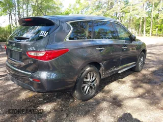 2013 Infiniti JX35 with VIN 5N1AL0MM3DC332667, listed as a IAAI auction lot 42196690 with 252,487 mi miles. Bid and sale history available at carsss.com. Image 4.