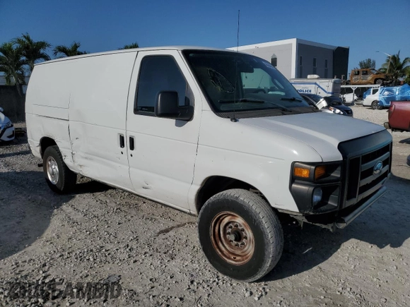 2011 Ford Econoline Cargo Commercial with VIN 1FTNE1EW7BDA12748, listed as a Copart auction lot 52628435 with 170,497 mi miles and Clean Title. Bid and sale history available at DreamBid. Image 4.