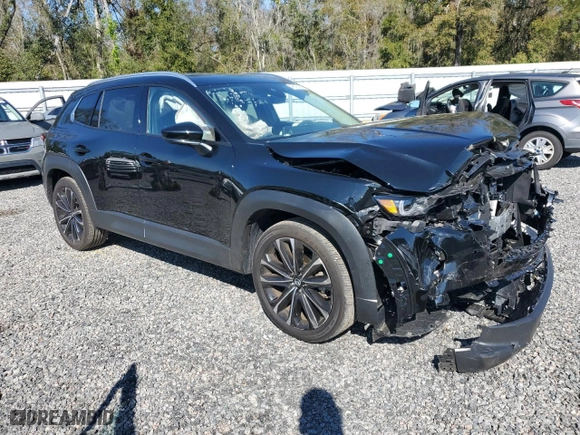 2024 Mazda CX-50 2.5 Turbo Premium Plus Package with VIN 7MMVABEY1RN188279, listed as a Copart auction lot 46878385 with 13,857 mi miles and Salvage Title. Bid and sale history available at carsss.com. Image 4.