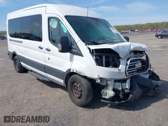 2019 Ford Transit Passenger XL with VIN 1FBAX2CM3KKB43496, listed as a IAAI auction lot 42050162 with 98,459 mi miles and . Bid and sale history available at DreamBid. Image 1.