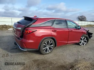 2019 Lexus RX with VIN JTJDZKCA4K2021574, listed as a Copart auction lot 84889924 with 49,153 mi miles and Salvage Title. Bid and sale history available at carsss.com. Image 3.
