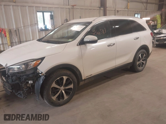 2016 Kia Sorento EX with VIN 5XYPHDA5XGG063815, listed as a IAAI auction lot 42366581 with 164,255 mi miles and . Bid and sale history available at DreamBid. Image 2.