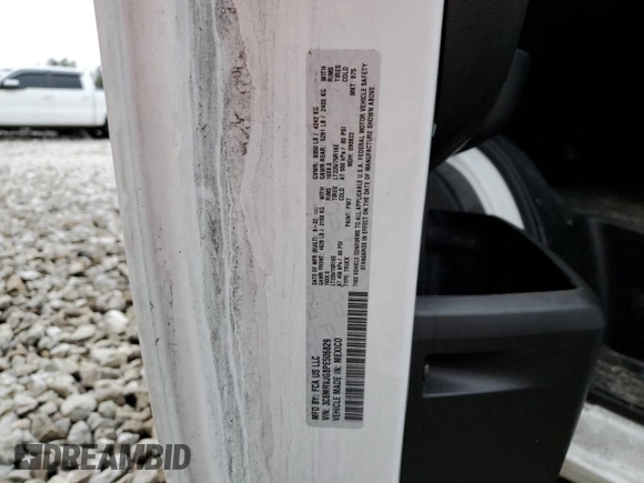 2023 Ram ProMaster Cargo with VIN 3C6MRVJG8PE506829, listed as a Copart auction lot 55868065 with 52,342 mi miles and Clean Title. Bid and sale history available at DreamBid. Image 13.