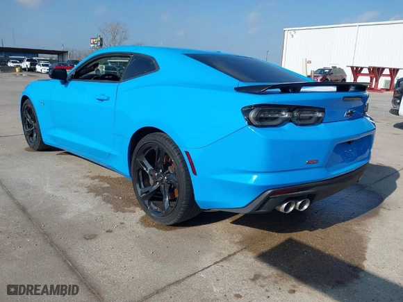 2023 Chevrolet Camaro 2SS with VIN 1G1FH1R7XP0148989, listed as a IAAI auction lot 40021998 with 13146 miles. Bid and sale history available at carsss.com. Image 3.