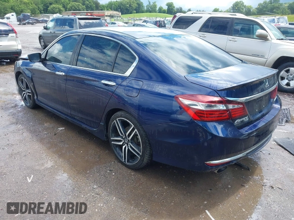 2016 Honda Accord Sport with VIN 1HGCR2F54GA031453, listed as a IAAI auction lot 42364940 with 109,227 mi miles and . Bid and sale history available at DreamBid. Image 3.