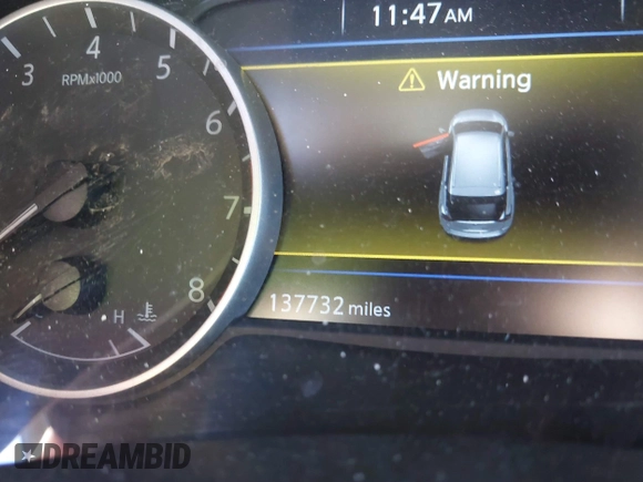 2018 Nissan Murano S with VIN 5N1AZ2MG2JN135283, listed as a IAAI auction lot 41707260 with 137,732 mi miles and . Bid and sale history available at DreamBid. Image 15.
