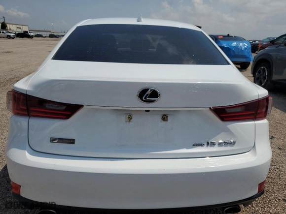 2014 Lexus IS 250 with VIN JTHBF1D29E5034357, listed as a Copart auction lot 53325315 with 114,830 mi miles and Clean Title. Bid and sale history available at carsss.com. Image 6.