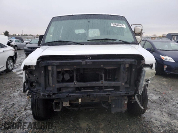 2008 Ford Econoline Passenger XL with VIN 1FBNE31L58DA37491, listed as a Copart auction lot 81603454 with 146,727 mi miles and Salvage Title. Bid and sale history available at carsss.com. Image 5.