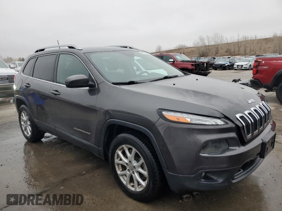 2017 Jeep Cherokee Latitude with VIN 1C4PJMCS3HW615831, listed as a Copart auction lot 48176165 with 103,633 mi miles and Salvage Title. Bid and sale history available at carsss.com. Image 4.