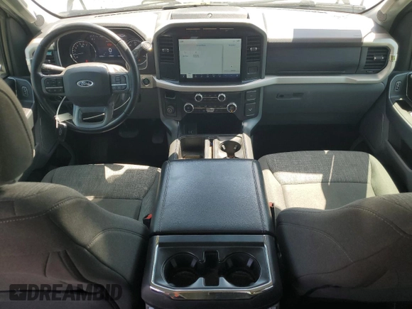 2021 Ford F-150 XL with VIN 1FTEW1C89MFC91290, listed as a Copart auction lot 53907505 with 75,098 mi miles and Salvage title. Bid and sale history available at DreamBid. Image 8.