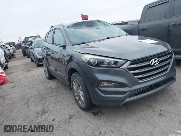 2016 Hyundai Tucson Sport with VIN KM8J33A26GU189300, listed as a IAAI auction lot 41372422 with 94,848 mi miles. Bid and sale history available at carsss.com. Image 1.