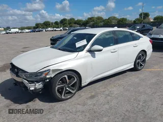 2018 Honda Accord Sedan Sport 1.5T with VIN 1HGCV1F34JA244172, listed as a IAAI auction lot 41589367 with 81,605 mi miles. Bid and sale history available at carsss.com. Image 2.