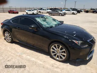 2015 Lexus RC 350 F Sport with VIN JTHHE5BC6F5001494, listed as a Copart auction lot 58900184 with 123,583 mi miles and Clean Title. Bid and sale history available at DreamBid. Image 4.