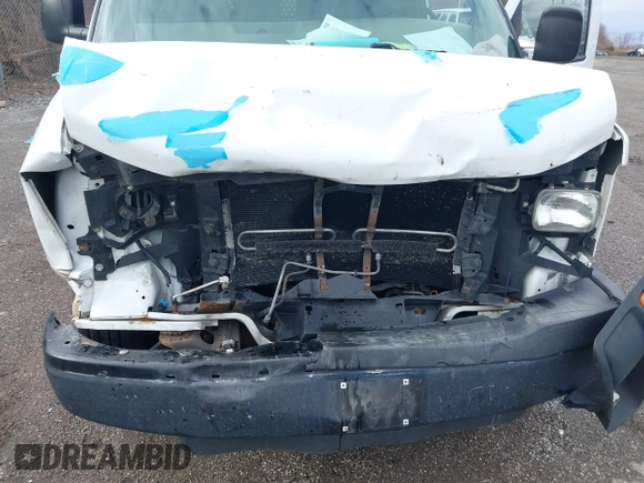 2013 Chevrolet Express Cargo with VIN 1GCWGFCA7D1123775, listed as a IAAI auction lot 41681686 with Not provided miles and . Bid and sale history available at DreamBid. Image 10.