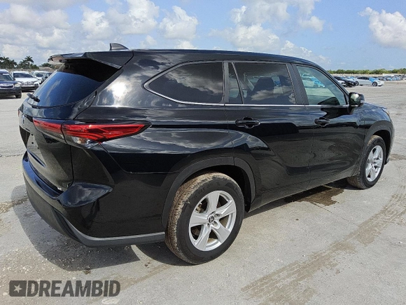 2023 Toyota Highlander L z VIN 5TDKDRAH6PS501987, wystawiony jako Copart lot #56431265 z przebiegiem 42 399 mil mil oraz Czysty tytuł • Clean title. Historia ofert i sprzedaży dostępna na DreamBid. Obrazek 3.