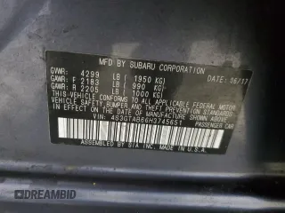 2017 Subaru Impreza Premium with VIN 4S3GTAB66H3745651, listed as a Copart auction lot 48931305 with 123,186 mi miles and Salvage Title. Bid and sale history available at carsss.com. Image 13.