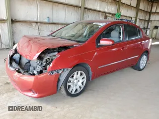 2012 Nissan Sentra S with VIN 3N1AB6AP2CL678871, listed as a Copart auction lot 53320255 with 132,698 mi miles and Salvage Title. Bid and sale history available at DreamBid. Image 1.