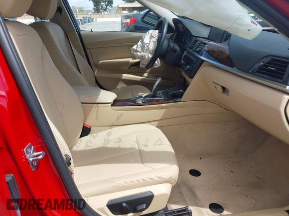 2014 BMW 3 Series 328i with VIN WBA3C1C51EK108296, listed as a IAAI auction lot 41925720 with 37,449 mi miles. Bid and sale history available at carsss.com. Image 5.
