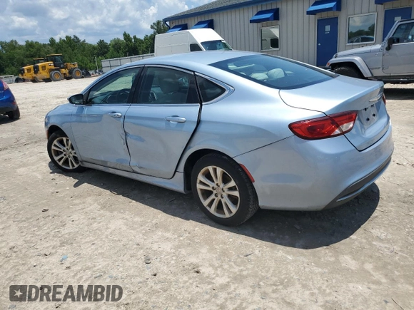 2015 Chrysler 200 Limited with VIN 1C3CCCABXFN677692, listed as a Copart auction lot 64976185 with 80,299 mi miles and Salvage title. Bid and sale history available at DreamBid. Image 2.