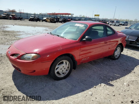 2002 Ford Escort ZX2 Standard with VIN 3FAFP11392R117816, listed as a Copart auction lot 52176935 with 108,127 mi miles and Salvage title. Bid and sale history available at DreamBid. Image 1.