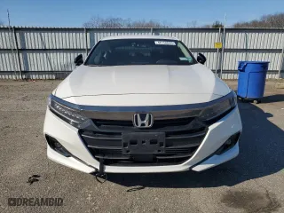 2022 Honda Accord Sedan Sport SE with VIN 1HGCV1F45NA027065, listed as a Copart auction lot 46158655 with 62,980 mi miles and Salvage Title. Bid and sale history available at carsss.com. Image 5.