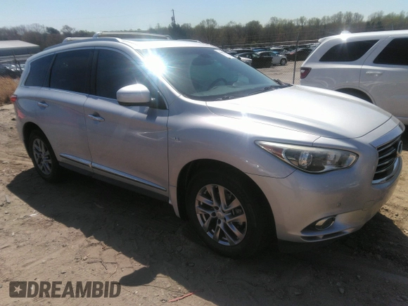 2015 Infiniti QX60 with VIN 5N1AL0MM6FC536804, listed as a IAAI auction lot 41877099 with 129,743 mi miles and . Bid and sale history available at DreamBid. Image 1.