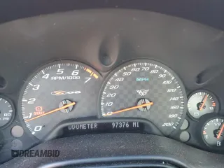 2004 Chevrolet Corvette Z06 with VIN 1G1YY12S545112990, listed as a Copart auction lot 41887135 with 97,376 mi miles and Salvage Title. Bid and sale history available at carsss.com. Image 9.