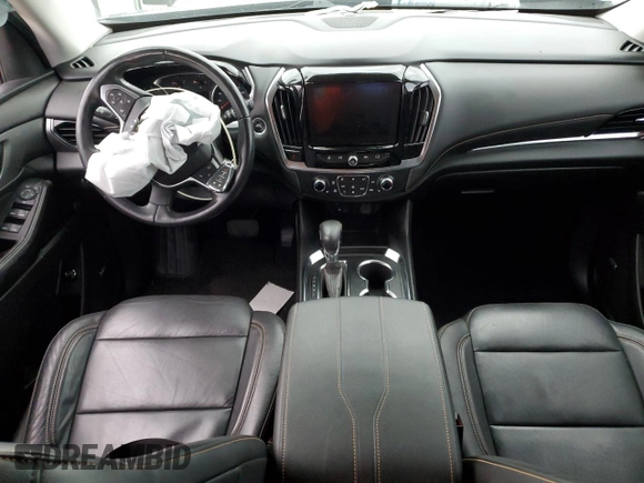 2021 Chevrolet Traverse RS with VIN 1GNERJKW1MJ143226, listed as a Copart auction lot 80538144 with 0 mi miles and Salvage Title. Bid and sale history available at carsss.com. Image 8.
