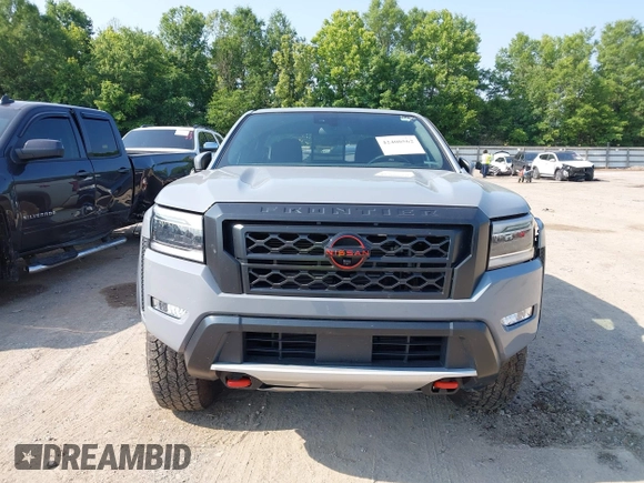 2023 Nissan Frontier SV with VIN 1N6ED1EK4PN622489, listed as a IAAI auction lot 42400562 with 25,595 mi miles and . Bid and sale history available at DreamBid. Image 12.