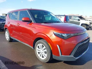 2023 Kia Soul S with VIN KNDJ23AU5P7191322, listed as a IAAI auction lot 41947858 with 54,440 mi miles. Bid and sale history available at carsss.com. Image 1.