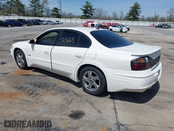 2003 Pontiac Bonneville SLE z VIN 1G2HY52K134202421, wystawiony jako IAAI lot #42136163 z przebiegiem Nie podano mil oraz . Historia ofert i sprzedaży dostępna na DreamBid. Obrazek 3.