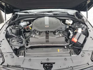 2024 Cadillac CT5-V with VIN 1G6DV5RW0R0130786, listed as a Copart auction lot 46894525 with 0 mi miles and Salvage Title. Bid and sale history available at carsss.com. Image 11.