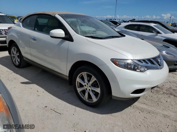 2014 Nissan Murano CrossCabriolet with VIN JN8AZ1FY9EW302652, listed as a Copart auction lot 74912904 with NaN miles and Salvage Title. Bid and sale history available at carsss.com. Image 4.