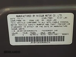 2012 Infiniti M with VIN JN1BY1AR3CM394274, listed as a IAAI auction lot 42687322 with 117,258 mi miles and . Bid and sale history available at DreamBid. Image 9.