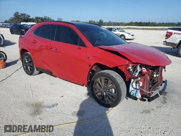 2024 Lexus UX 250h F Sport z VIN JTHB6JBH7R2179766, wystawiony jako Copart lot #85129414 z przebiegiem 4 258 mil mil oraz Szkoda całkowita • Salvage title. Historia ofert i sprzedaży dostępna na DreamBid. Obrazek 4.