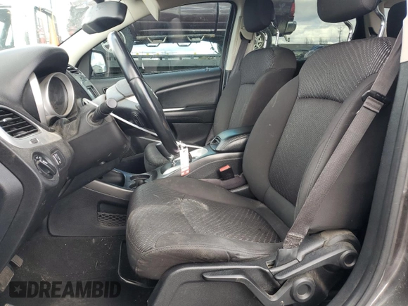 2015 Dodge Journey American Value with VIN 3C4PDCAB5FT728655, listed as a Copart auction lot 47074235 with 125,923 mi miles and Salvage Title. Bid and sale history available at DreamBid. Image 7.