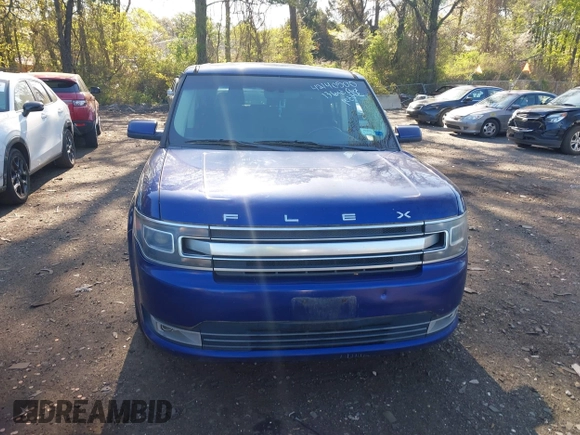 2013 Ford Flex Limited with VIN 2FMHK6D83DBD05993, listed as a IAAI auction lot 42140500 with 214,701 mi miles. Bid and sale history available at carsss.com. Image 12.