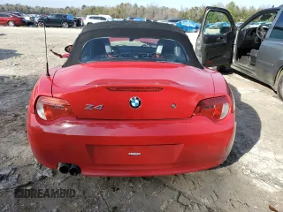 2006 BMW Z4 3.0si with VIN 4USBU53546LX02065, listed as a Copart auction lot 42097705 with 0 mi miles and Salvage Title. Bid and sale history available at carsss.com. Image 6.
