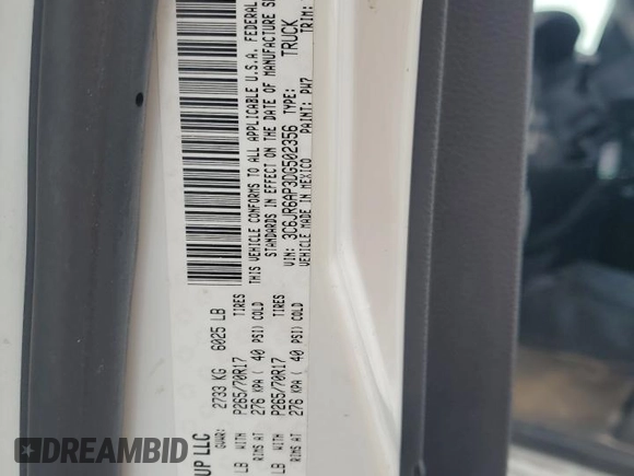 2013 Ram 1500 Tradesman with VIN 3C6JR6AP3DG502356, listed as a Copart auction lot 88134775 with 61,894 mi miles and Salvage title. Bid and sale history available at DreamBid. Image 12.