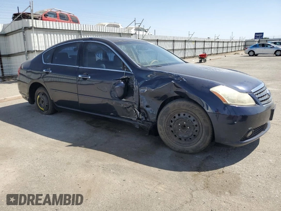 2007 Infiniti M Sport with VIN JNKAY01E97M302377, listed as a Copart auction lot 72045304 with 143,908 mi miles and Salvage Title. Bid and sale history available at DreamBid. Image 4.
