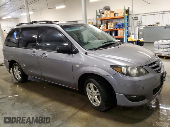 2004 Mazda MPV LX with VIN JM3LW28A440515066, listed as a Copart auction lot 61670365 with 106,995 mi miles and Clean title. Bid and sale history available at DreamBid. Image 4.