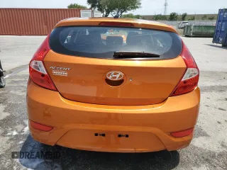2015 Hyundai Accent GS with VIN KMHCT5AE2FU221236, listed as a Copart auction lot 53958695 with 46,265 mi miles and Salvage Title. Bid and sale history available at carsss.com. Image 6.